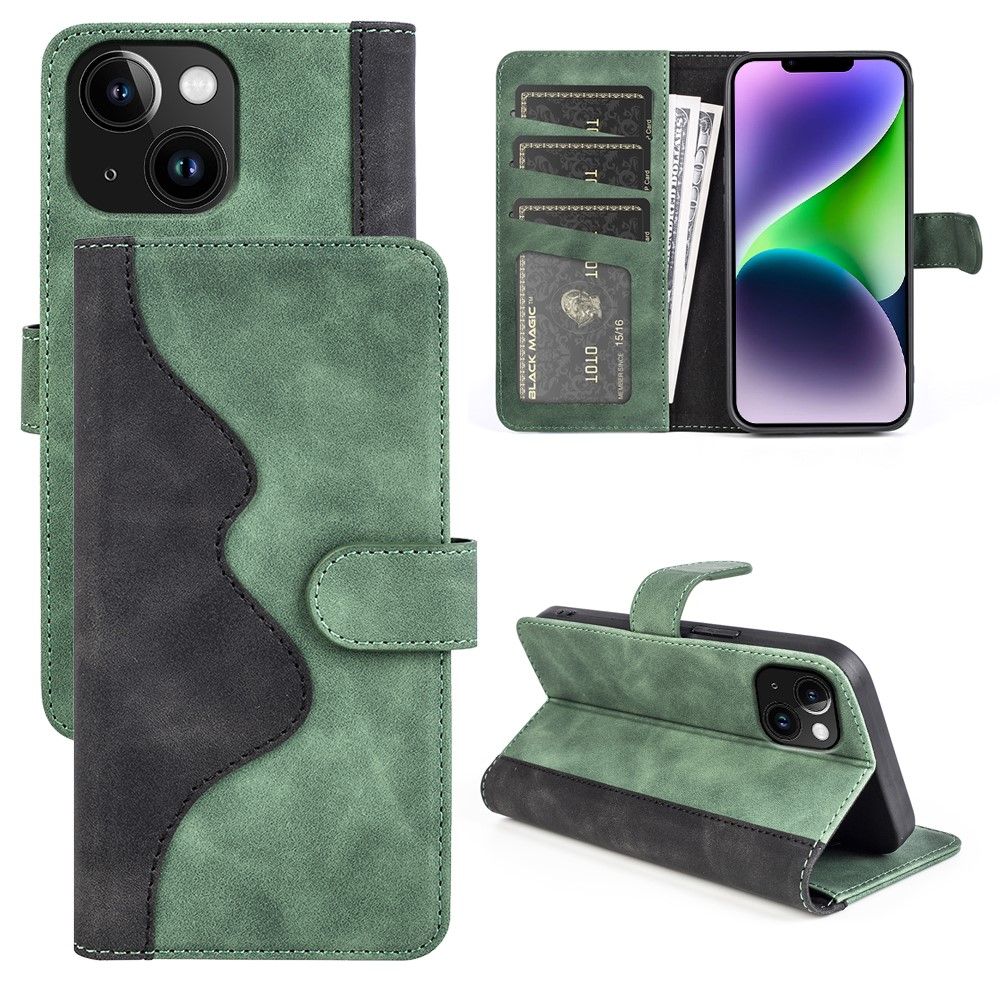 Trolsk Wave Wallet (iPhone 15) - Grønn