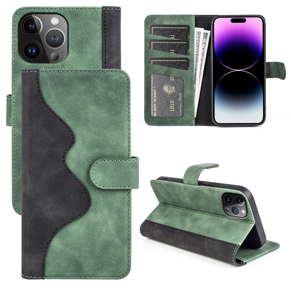 Trolsk Wave Wallet (iPhone 15 Pro) - Grønn