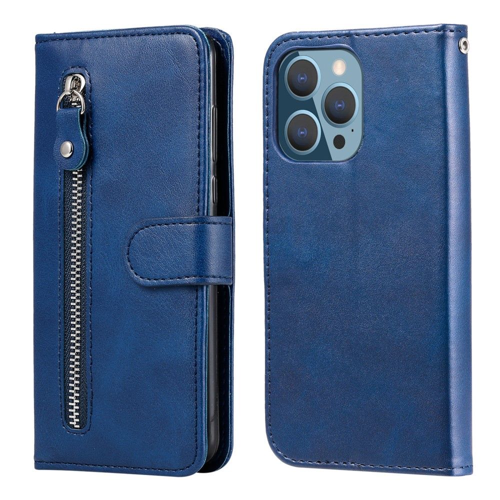 Trolsk Glidelås Lommebok Folio (iPhone 13 Pro) - Blå