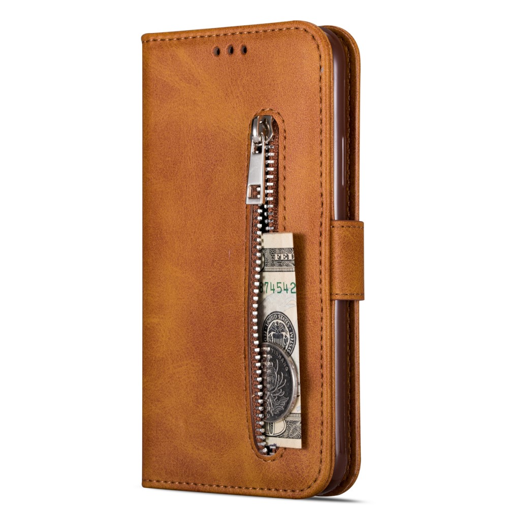 Trolsk Zipper Wallet (iPhone 11) - Brun