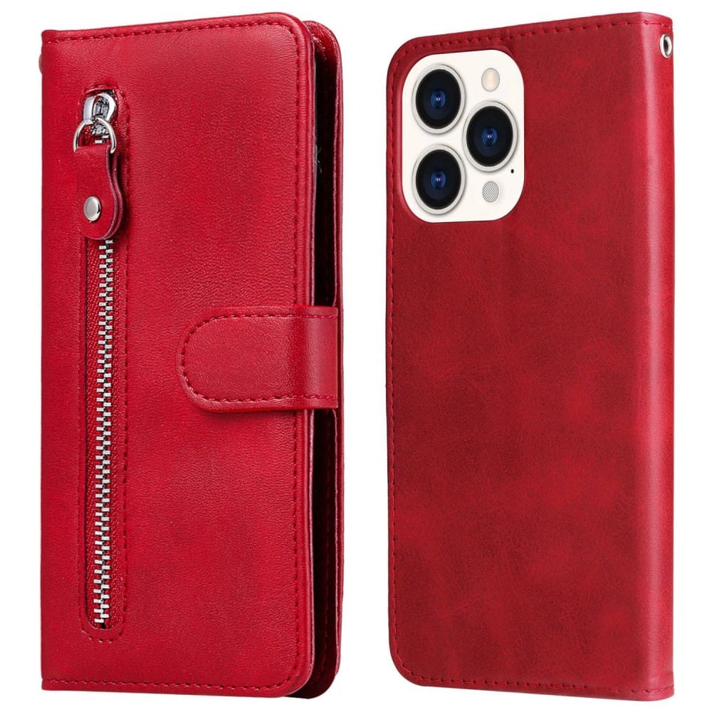 Trolsk Zipper Wallet (iPhone 14 Pro Max) - Rød