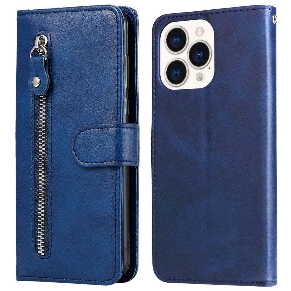 Trolsk Zipper Wallet (iPhone 14 Pro Max) - Blå
