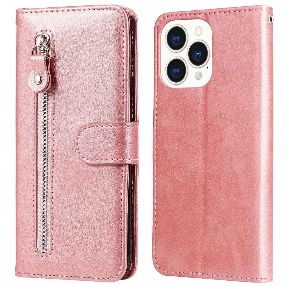 Trolsk Zipper Wallet (iPhone 14 Pro Max) - Rosa