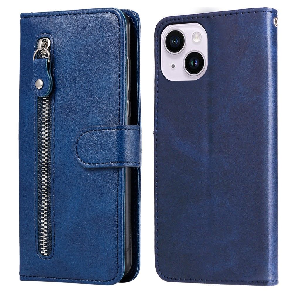 Trolsk Zipper Wallet (iPhone 15 Plus) - Blå