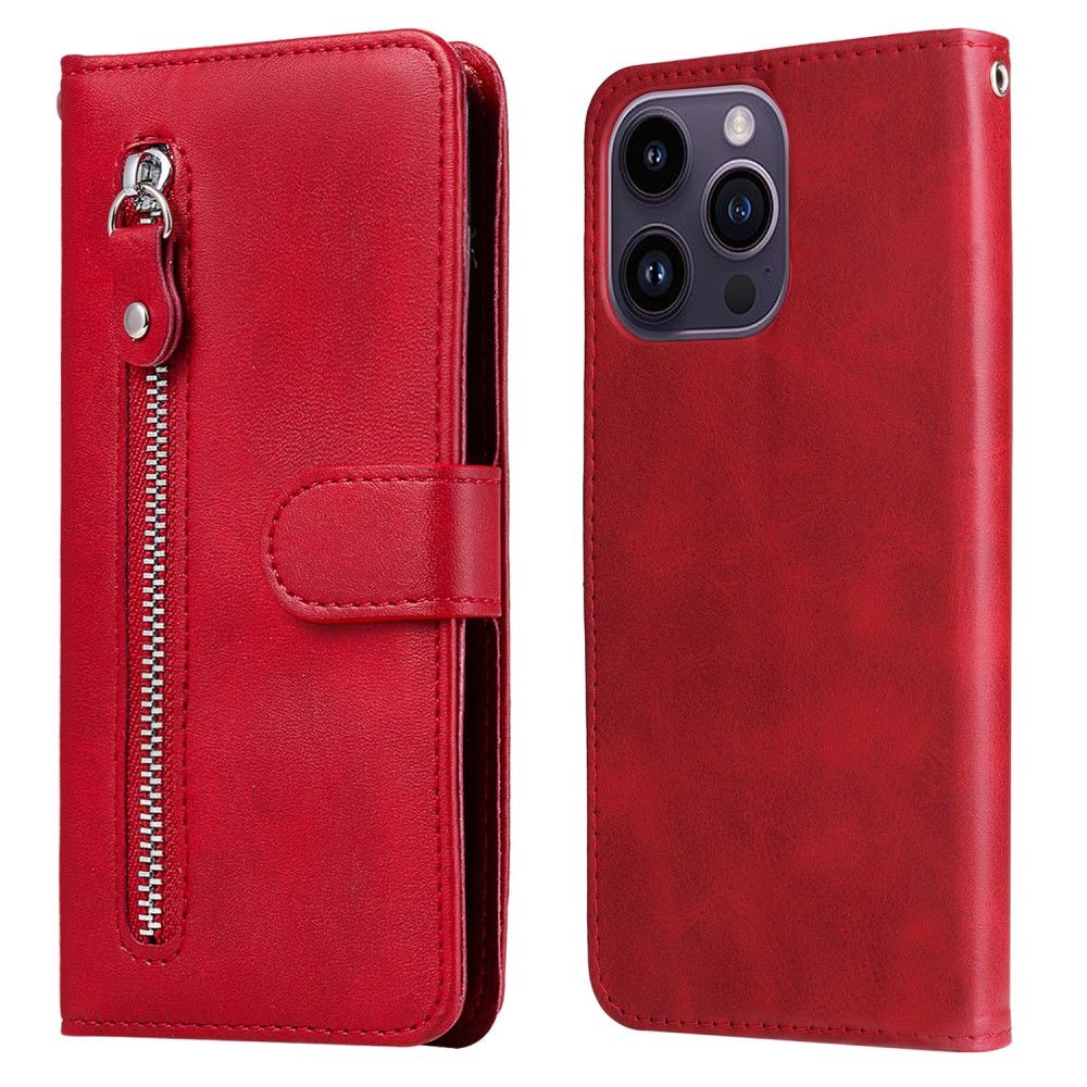 Trolsk Zipper Wallet (iPhone 15 Pro Max) - RØd