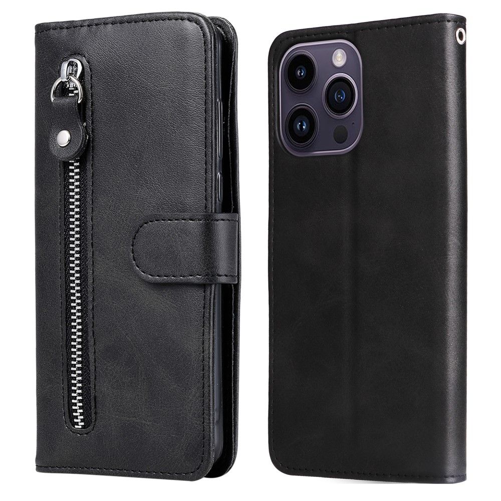 Trolsk Zipper Wallet (iPhone 15 Pro Max) - Svart