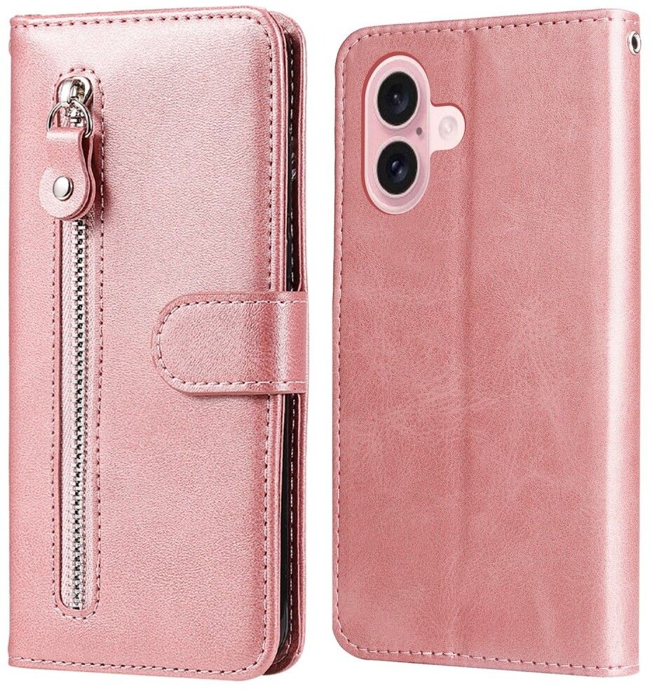 Trolsk Zipper Wallet (iPhone 16) - Rosa