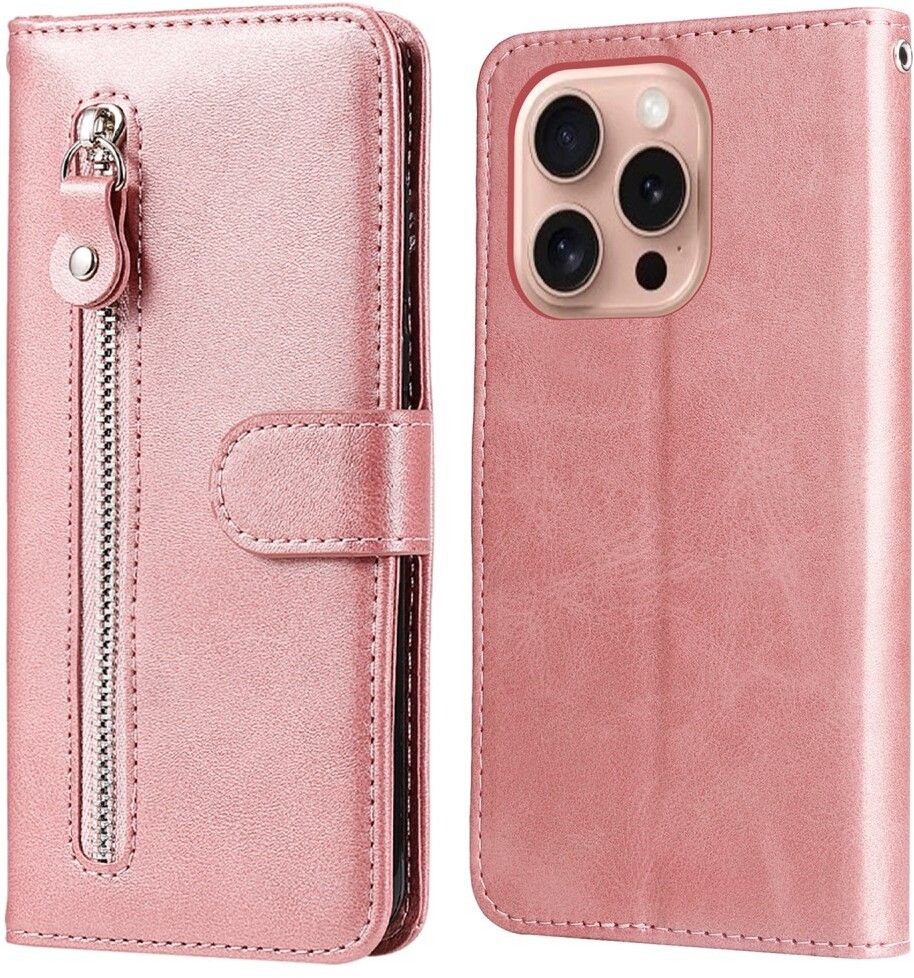 Trolsk Zipper Wallet (iPhone 16 Pro) - Rosa