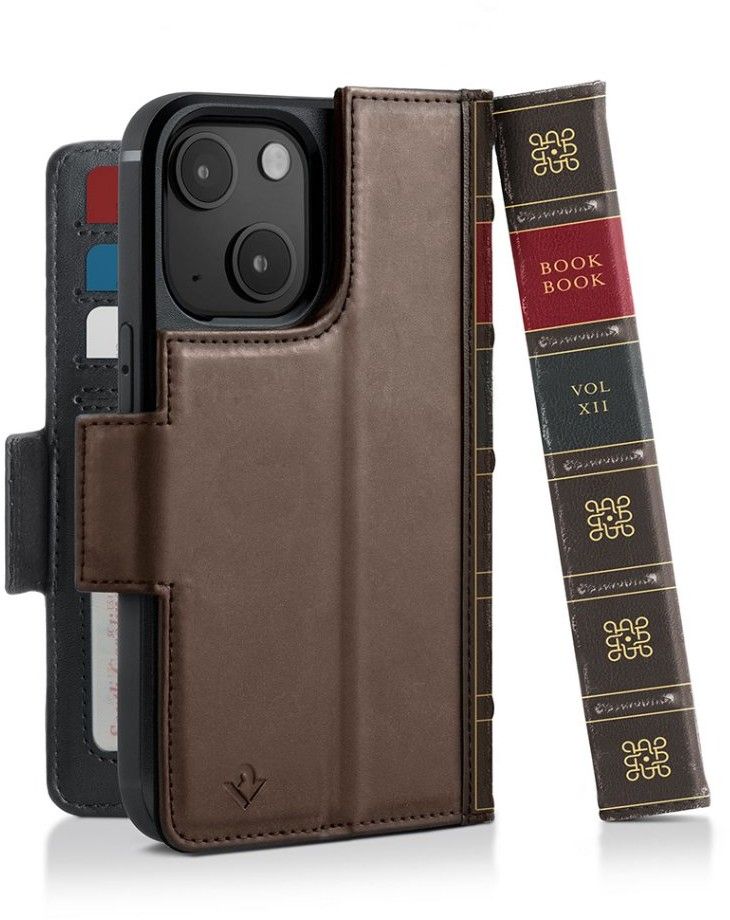 Twelve South bokbok vol. 2 (iPhone 14) - Brun