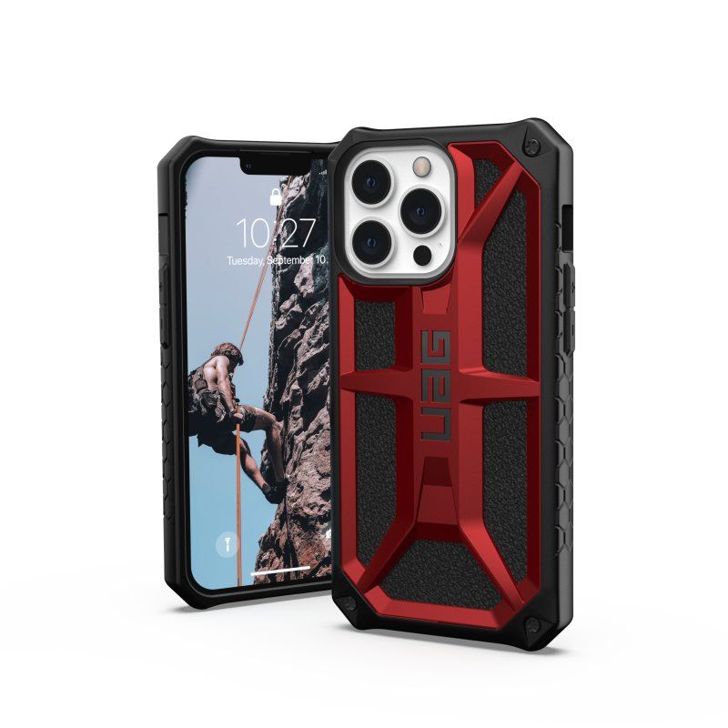 UAG Monarch -deksel (iPhone 13 Pro Max) - Röd