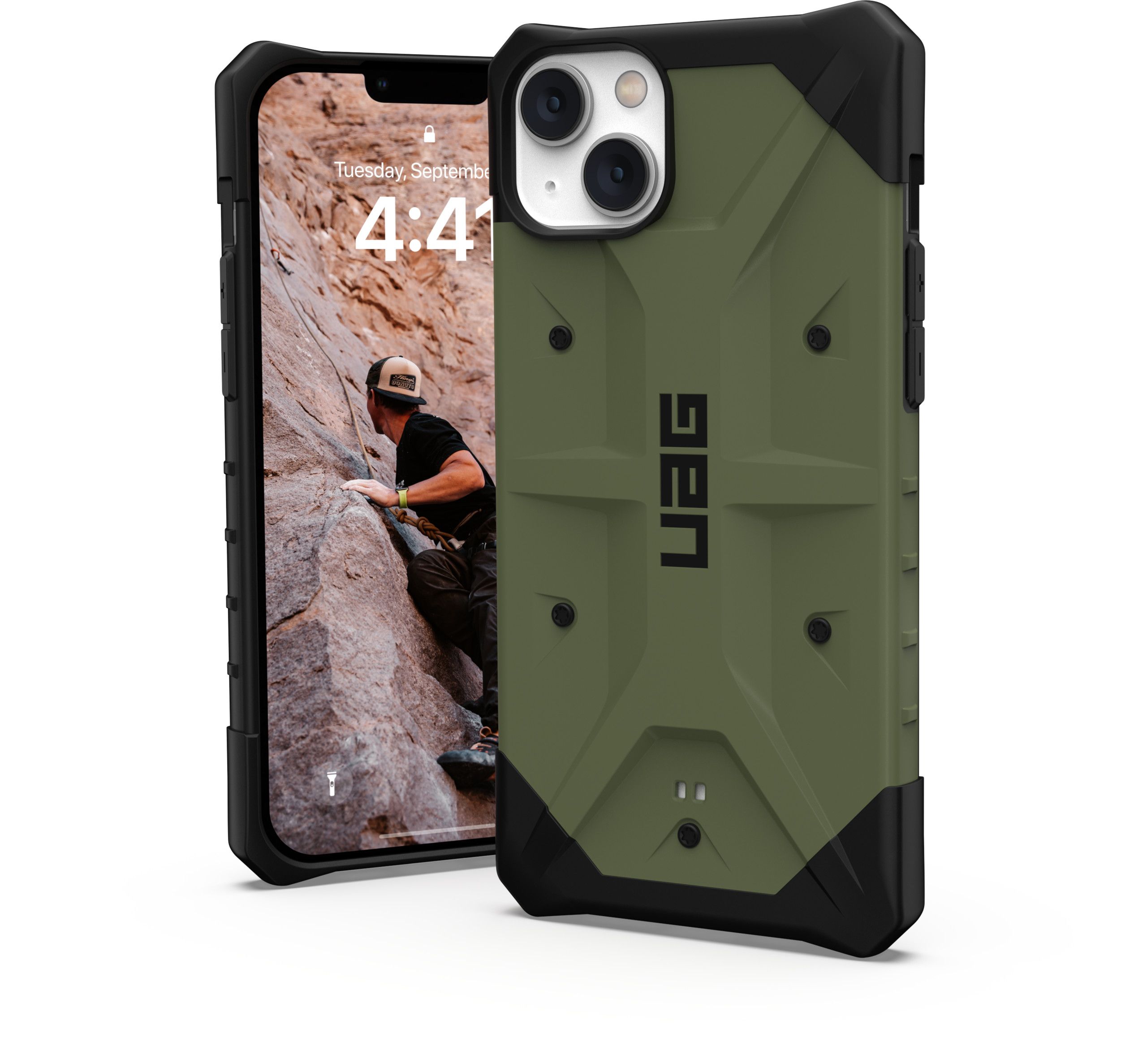 UAG Pathfinder-deksel (iPhone 14 Plus) - Grønn