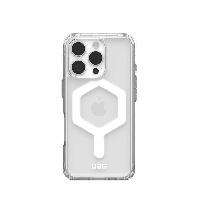 UAG Plyo-deksel med MagSafe (iPhone 16 Pro) - Gjennomsiktig/vit