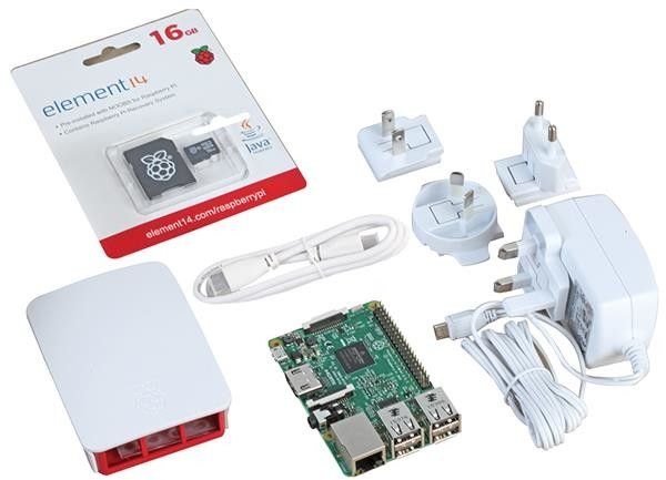U:Create Raspberry Pi 3 Official Starter Kit - Hvit