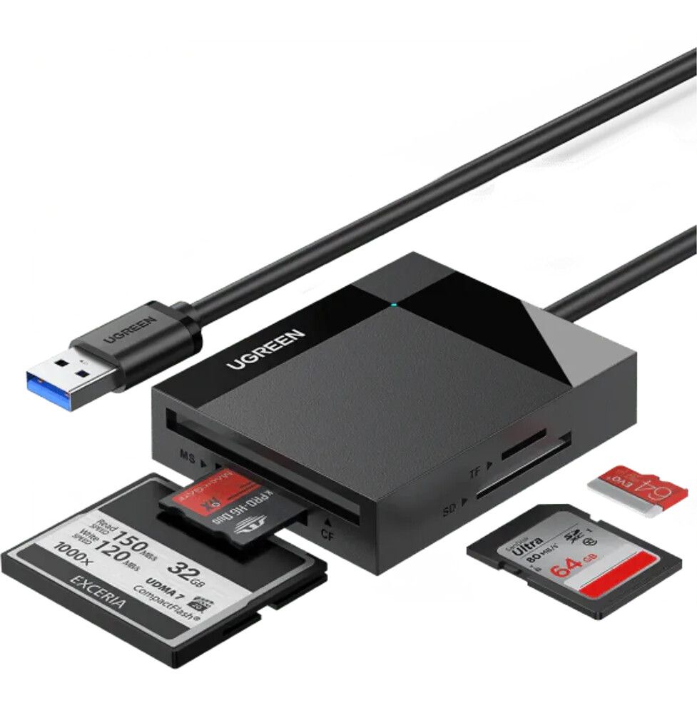 Ugreen SD / MicroSD minne-kortleser