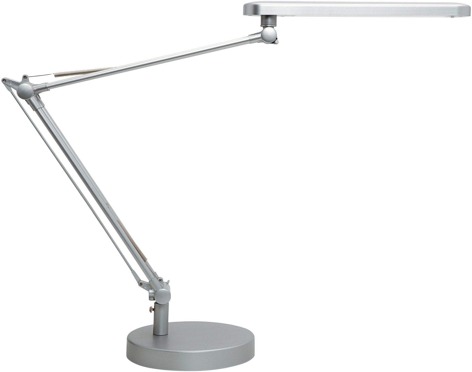 Unilux Mambo - Skrivebordslampe - LED-lyspære - klasse A+ - 4000 K - metallgrå