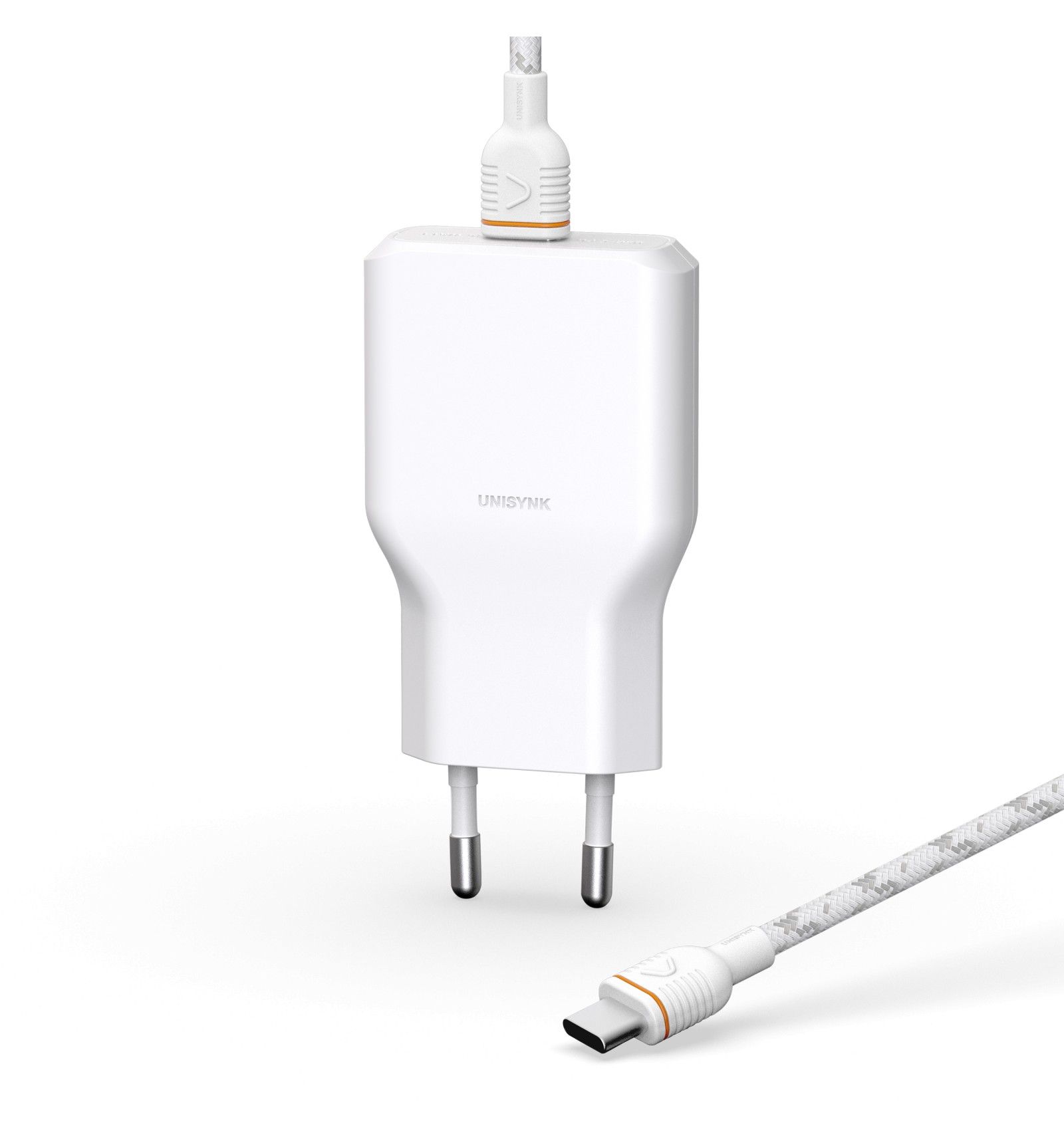 Unisynk 36W slank lader + USB-C til USB-C-kabel