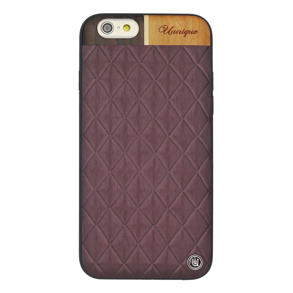 Uunique Embossed Wooden Shell (iPhone 6/6S) - Lilla