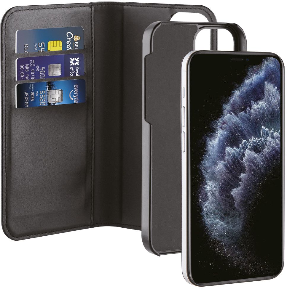 Vivanco 2in1 Wallet Case iPhone 12 mini Black