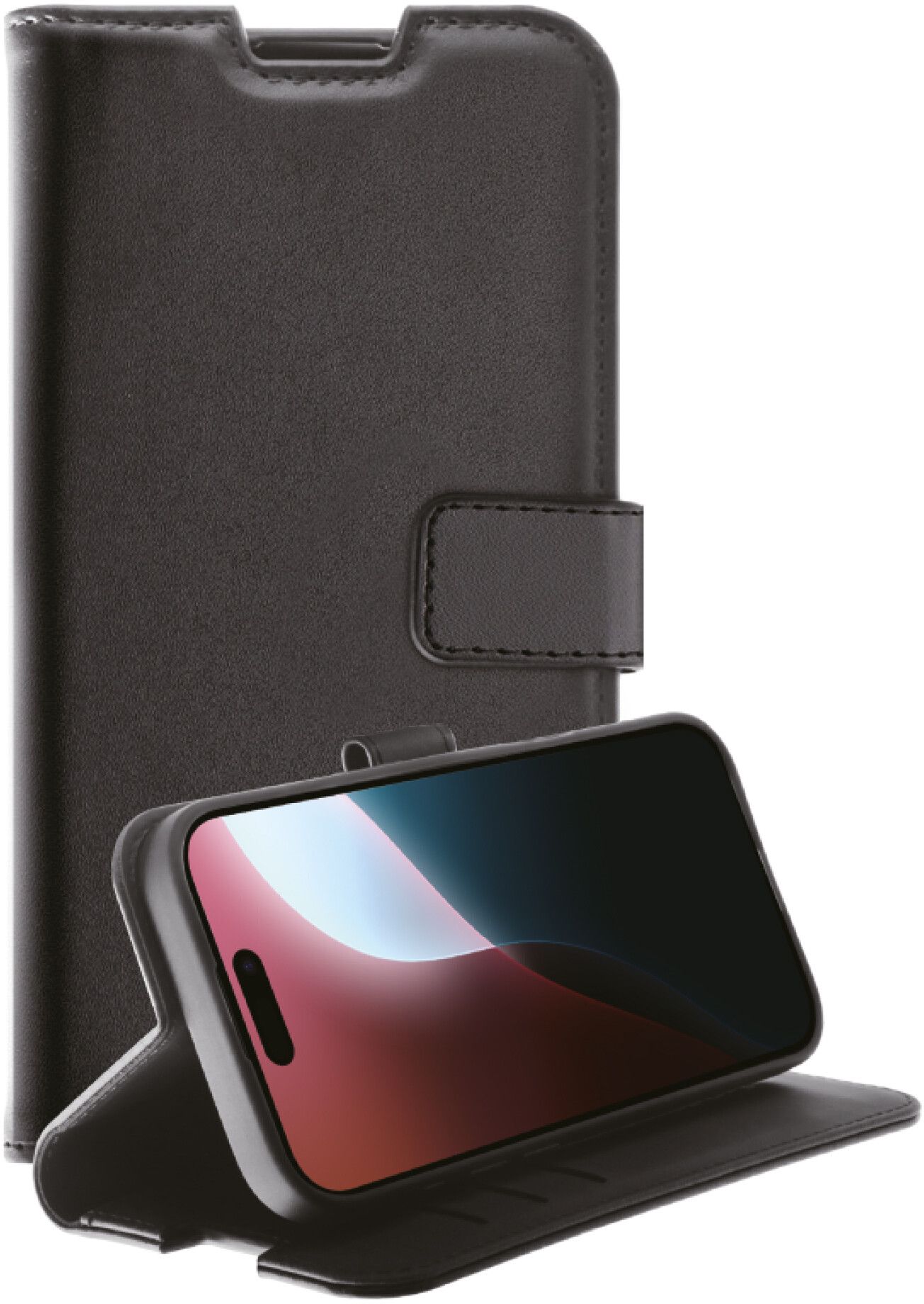 Vivanco Classic Wallet for iPhone 16 Pro - Black