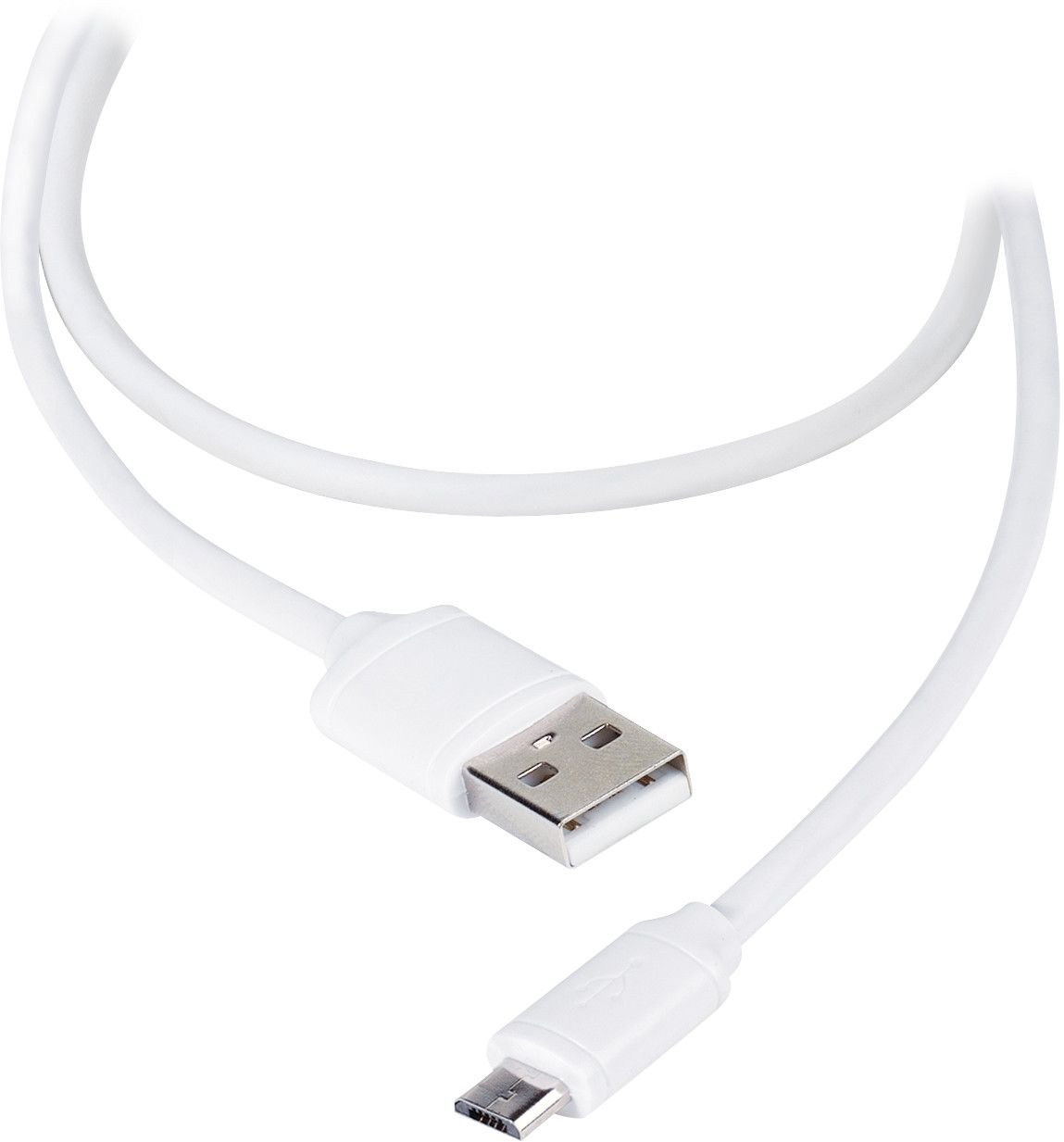 Vivanco MicroUSB ladekabel - Hvit 1,2 meter