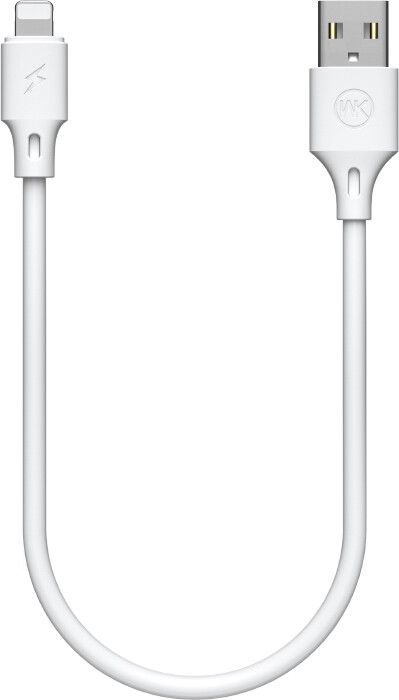 Wekome USB-A to Lightning Cable 25 cm - Vit