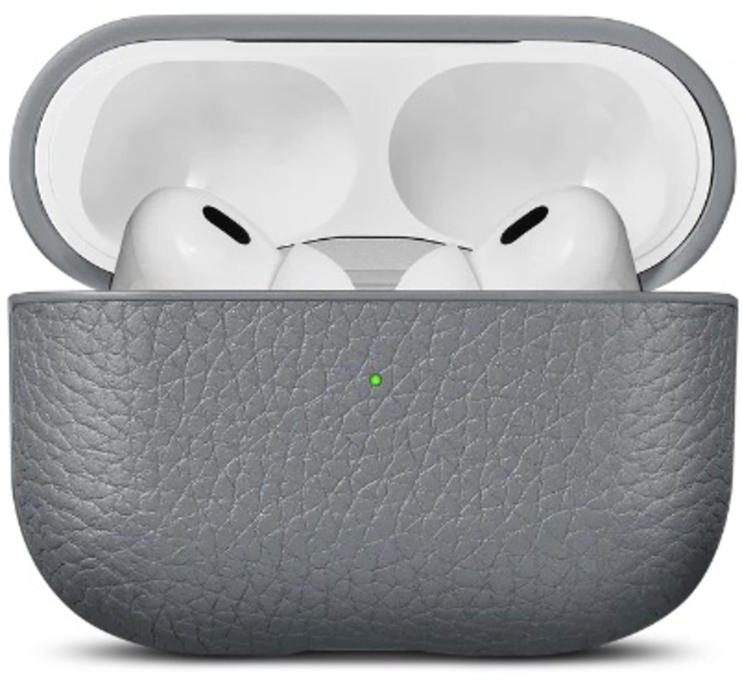 Woolnut lærveske (AirPods Pro 2) - Grå