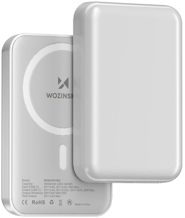 Wozinsky Wrw349yws 10000 mAh Magnetic Power Bank - Vit