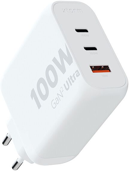 Xtorm - 100W GaN2 Ultra Home Charger 2xUSB-C/USB-A White