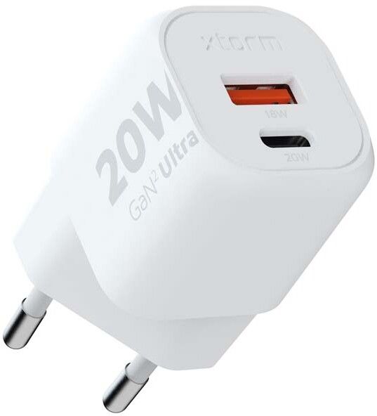 Xtorm - 20W GaN2 Ultra Home Charger USB-C PD/USB-A White