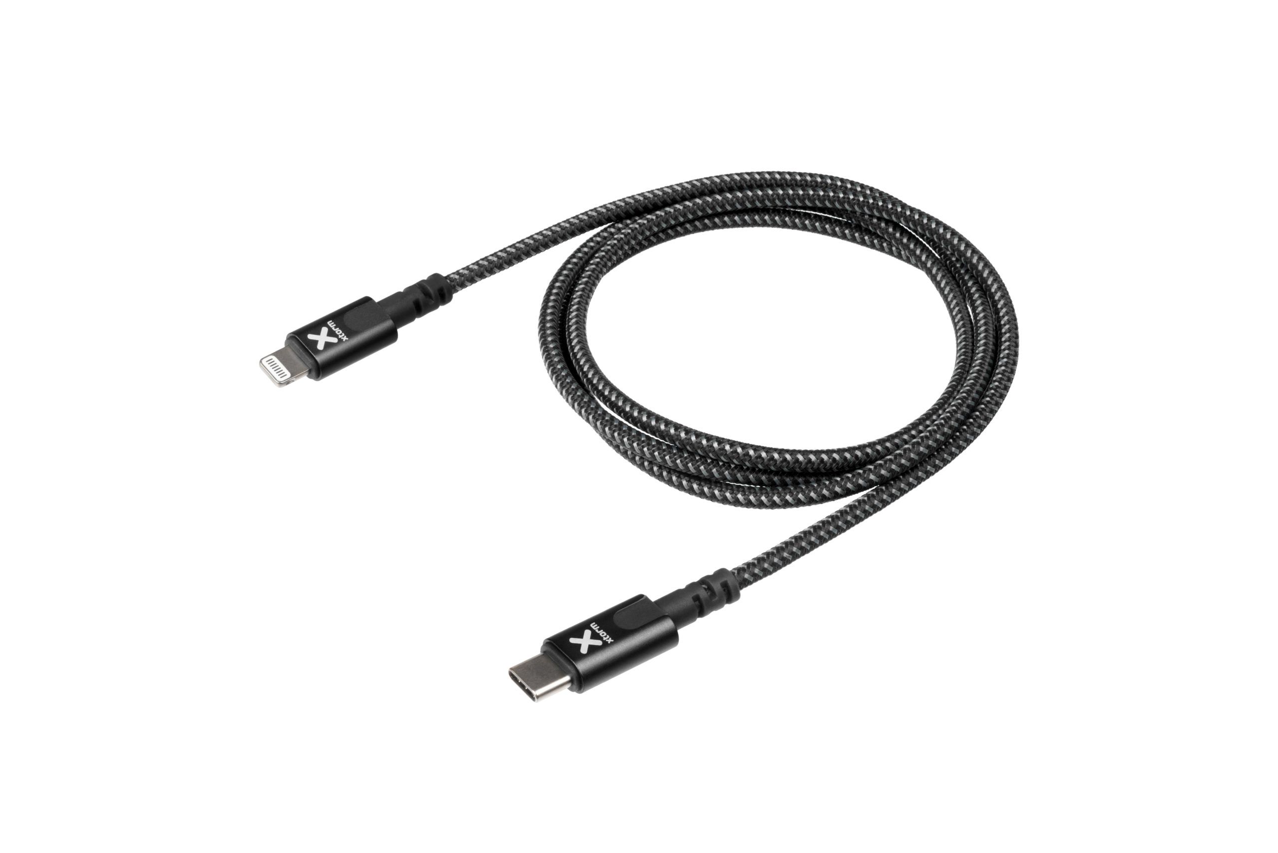 Xtorm Original USB-C til Lightning-kabel - 1 meter - Svart