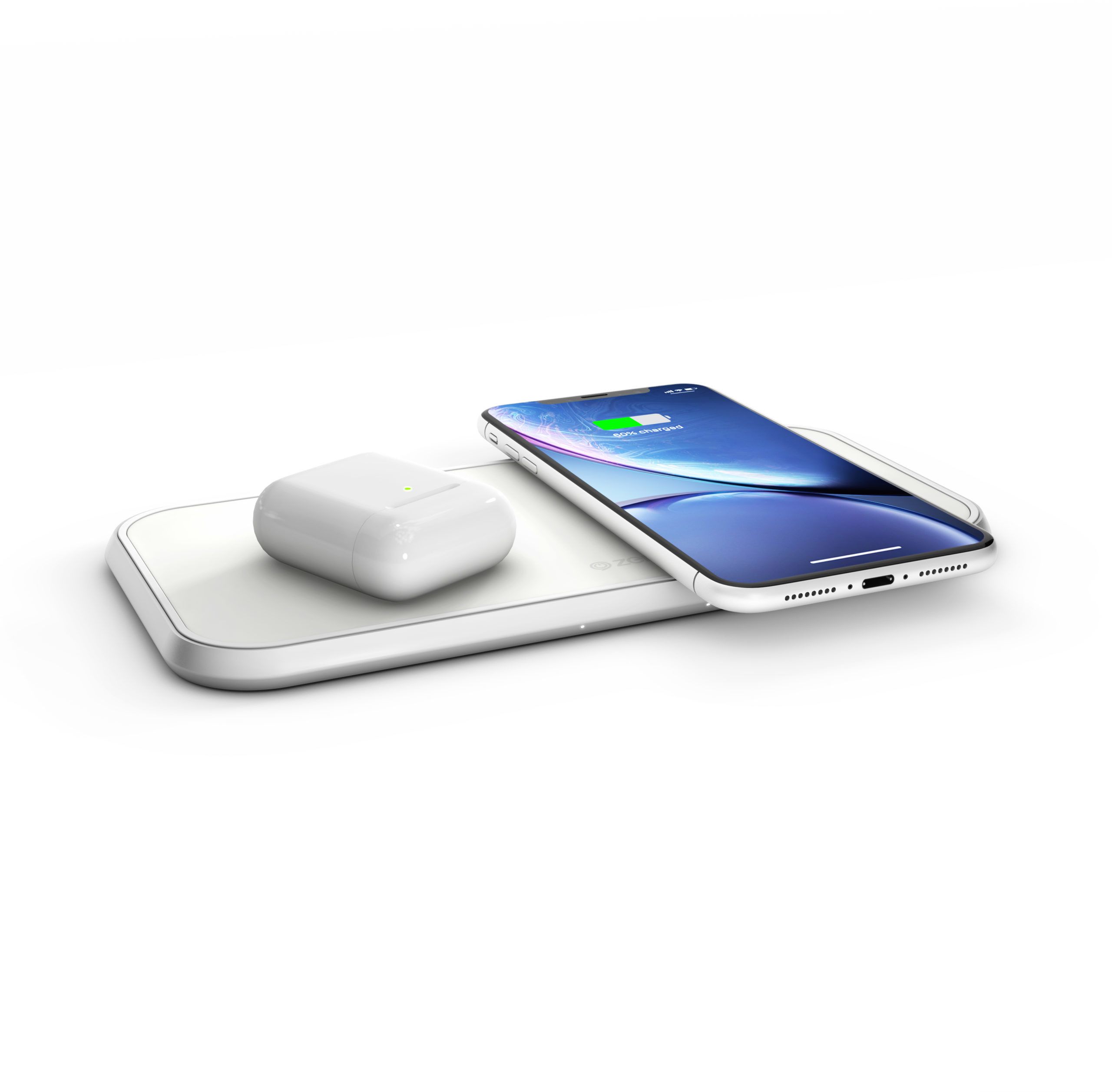 ZENS Aluminium Series wireless charging pad - + AC power adapter - 20 Watt